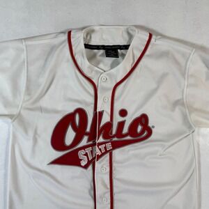 Ohio State Buckeyes Baseball Jersey 2XL "Ohio State" Script Team Spirit College